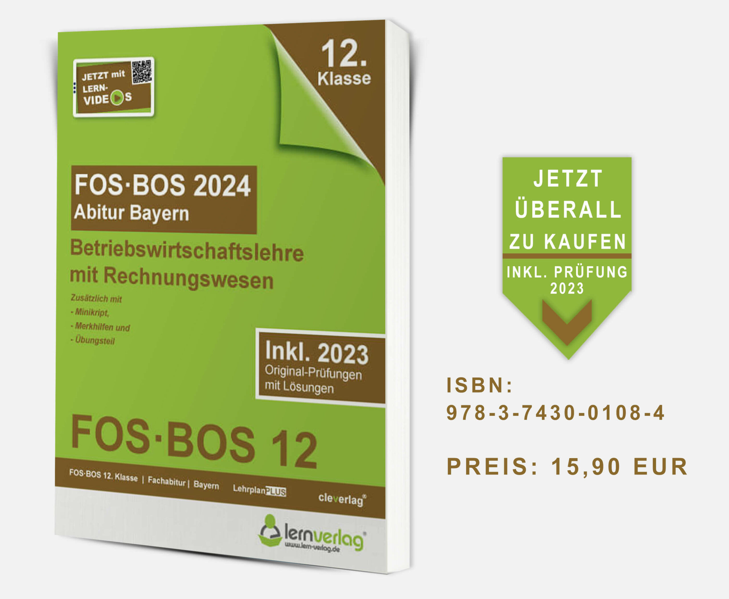 FOSBOS 2024 Fachabitur Bayern BwR. ISBN 978-3-7430-0108-4