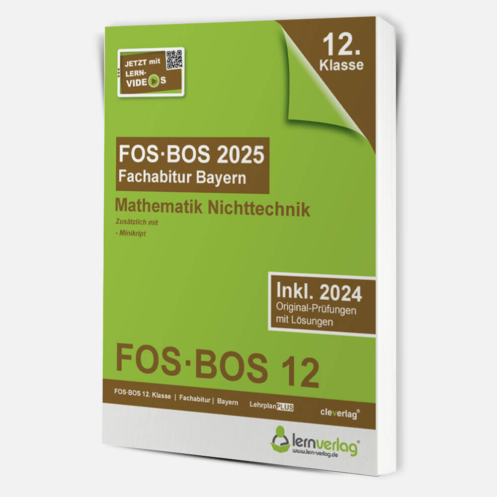 FOSBOS 2025 Fachabitur Bayern Mathe Nichttechnik. ISBN 978-3-7430-0119-0