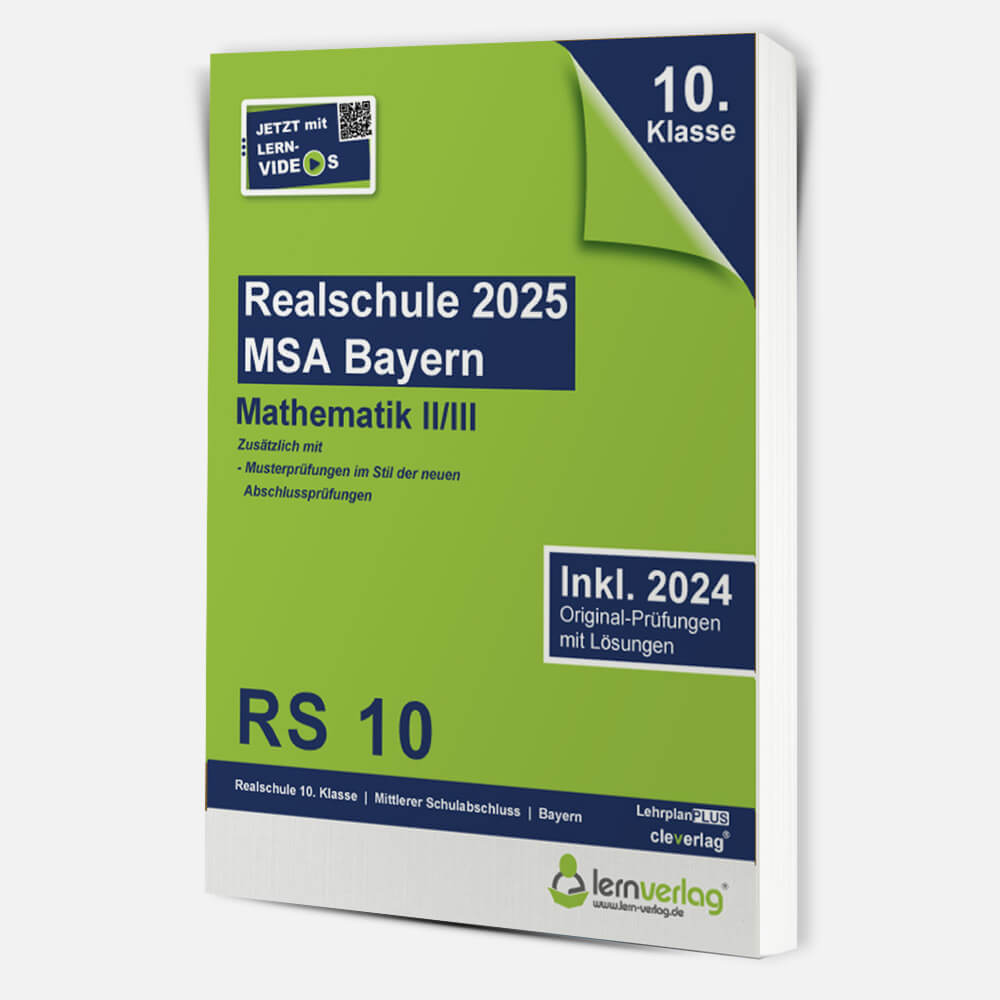 RS Mathe II 2025 MSA Bayern. ISBN 978-3-7430-0126-8