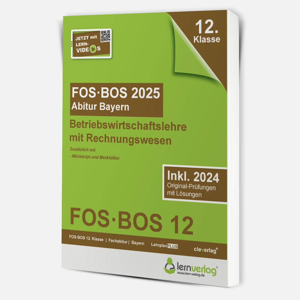 FOSBOS 2025 Fachabitur Bayern BwR. ISBN 978-3-7430-0121-3