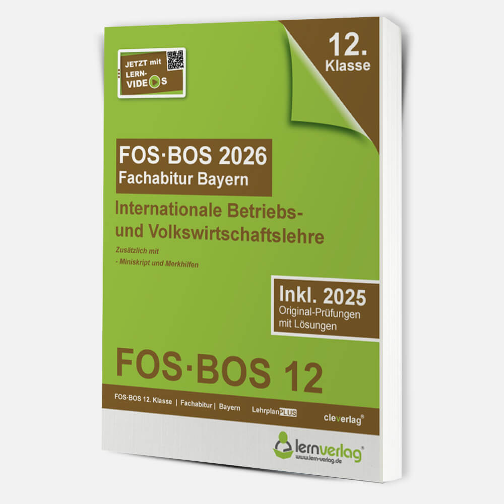 FOSBOS12 2026 Abitur Bayern IBV. ISBN 978-3-7430-0136-7