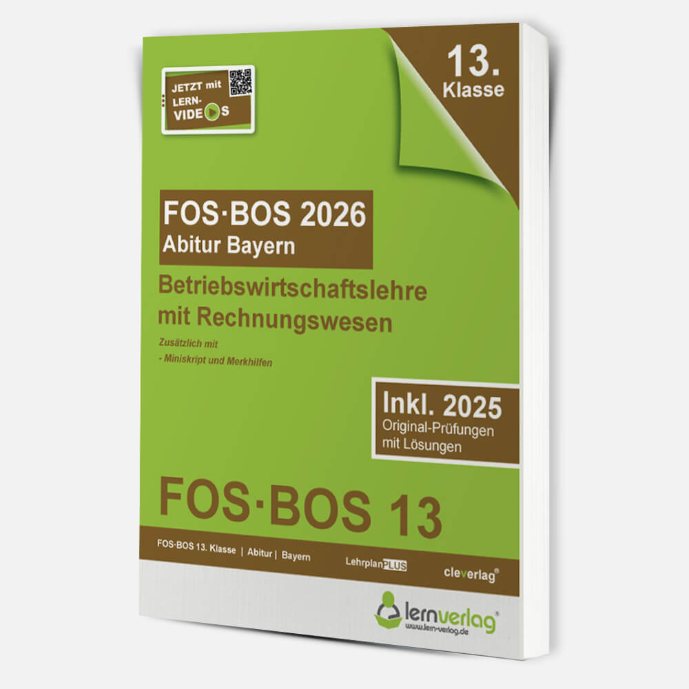 FOSBOS13 2026 Abitur Bayern BWR. ISBN 978-3-7430-0135-0