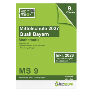 Mittelschule Quali Mathe – Original-Prüfungen 2027 | ISBN: 9783743001589