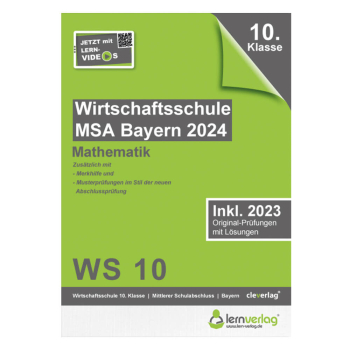 Prüfungstrainer Mathematik 2024 Wirtschaftsschule Bayern ISBN 9783743001176