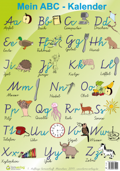 Mein ABC - Kalender /Poster für jedes Kinderzimmer