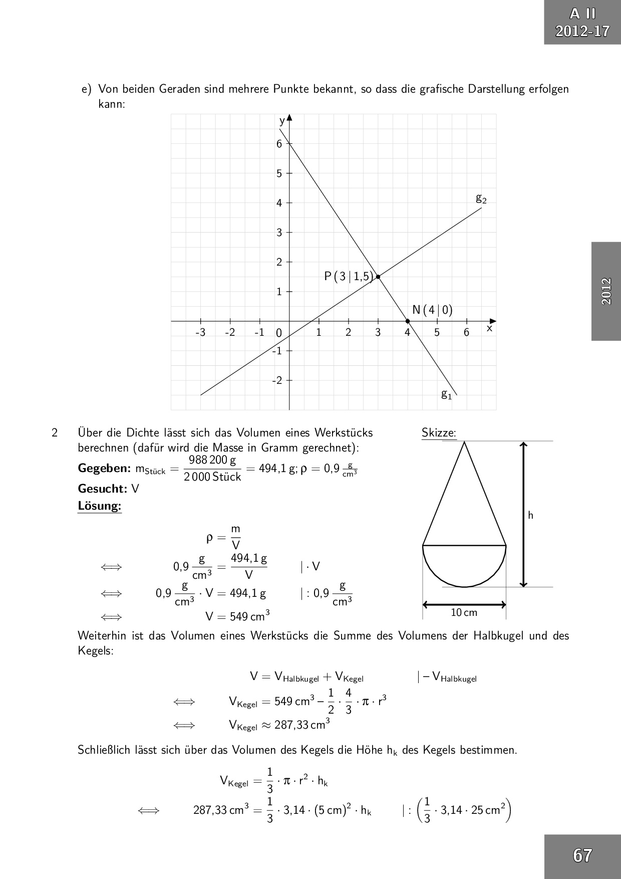 Mathe Abi 2018 Bayern Lösungen Abschlussprüfung Mathematik M10 Mittelschule in Bayern 2018