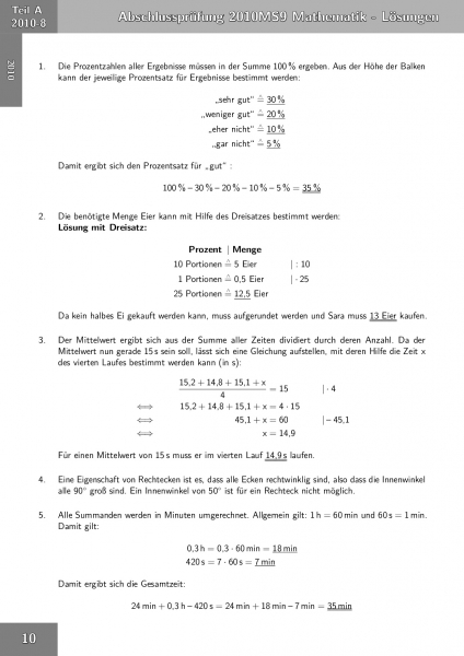 Original Abschlusspr fung in Bayern Mathematik Original Abschlusspr fung in Bayern Mathematik