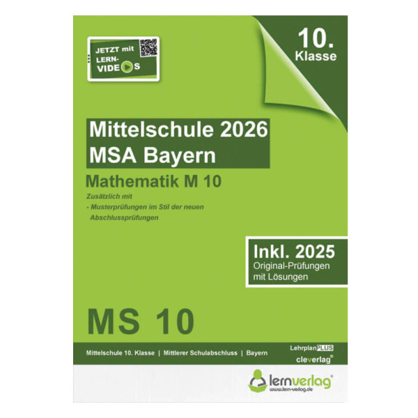 Original-Prüfungen Mittelschule Bayern 2026 M10 Mathematik