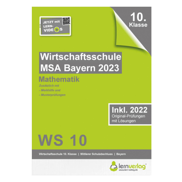 Original-Prüfungen Wirtschaftsschule Bayern 2023 Mathematik | ISBN: 9783743000964